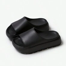2024 New Fashionable Versatile EVA Women Slippers, 55mm/2.16in, Lightweight, Stylish, Elegant Thick-Soled Increasing Height Sandals, Anti-Slip Thick Bottom Casual Home Bathroom Outdoor Wear, Soft Cushiony Feeling