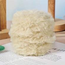Big Ball 100 Grams Faux Fur Soft Yarn 100% Polyester Yarn For DIY Crochet Knitting Projects Like Throw Blanket Scarf Hat & Other Hometextile Products