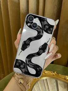 1个透明双色蛇纹防震TPU手机壳，兼容 16/15/14/13/12/11 Pro Max及系列，防水防摔防刮。 - 彩色 - 查看 3