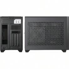 Cooler Master MasterBox NR200P V2 Mini ITX Computer Case - Glass Side Panel Vertical GPU Layout PCIe 4.0 X16 Riser Cable Tool-Free 360 Degree Access 120mm PWM Fan USB 3.2 Gen 2x2 Type-C - NR200PV2-Black - View 3