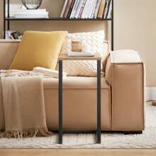 SoBuy FBT44-N Bed Table, Side Table, Coffee Table, Sofa Table, Laptop Table, Nursing Table, Approx. 30x60x40cm (WxHxD). - Brown - View 9