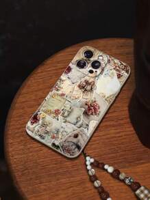 Charm per telefono, cordino per telefono 1 pezzo, custodia protettiva per telefono con decorazioni floreali e braccialetto rimovibile fatto a mano con perline, compatibile con iPhone 16/16 Pro/16 Plus/16 Pro Max, iPhone 15 Pro Max, Apple P13, P14, P11, P12, XS, XR, 7/8P, 7/8, Galaxy S2, S20 FE, S23, A33, A53, 11 Youth, 12 Pro, 12/12X, Note 11, 9A, 9C, Poco X3 NFC, Redmi 10, 9, Note 9, 12C, Note 11 Pro, Redmi 10C, Note 8 Pro - Multicolore - Visualizzare 3