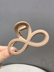 1 pièce Pince à cheveux de style princesse doux et délicat, de texture de haute qualité, de style bohème mignon, simple et élégant, de style loisir et vacances 8,5 cm/3,3 pouces, couleur marron foncé mat, convient aux femmes et aux filles pour l'utilisation quotidienne, queue de cheval haute, trajet, festival, fête, cadeau. Accessoire pour cheveux, pince à cheveux, barrette, pinces à cheveux