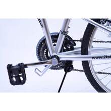 26 Inch 18 Speed SP26S Folding Bike - Silver - View 6