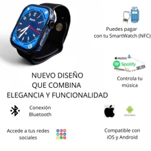 Smartwatch Benedo Series 10 Watch X: Tecnología Avanzada en Tu Muñeca - Negro - Ver 2