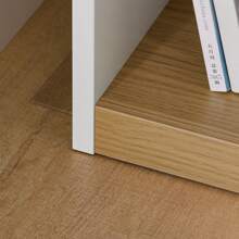 SoBuy Bedside Table Nightstand Sofa Side Table End Table Telephone Table White And Natural W30 X D35 X H55cm FBT137-W - White - View 7