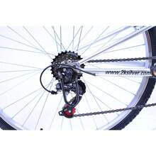 26 Inch 18 Speed SP26S Folding Bike - Silver - View 7