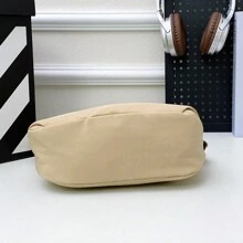 Borsa a tracolla in tela da donna casual per lavoro e pendolarismo, leggera borsa a tracolla sportiva per esterno, borsa a tracolla casual unisex - a mano