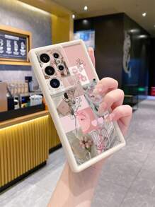 拼接 1 件珍珠奶茶设计保护手机壳兼容 Iphone/Galaxy/Infinix/Redmi/OPPO/VIVO//Realme/MOTO/Itel/Tecno