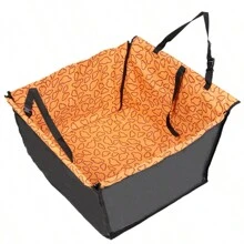 Cubierta impermeable para asiento de coche de perro, cojín acolchado para mascotas de doble capa y grosor, plegable y almacenable para jaula de coche