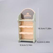 Miniatures alimentaires avec motif d'ours 3D rempli de gâteaux, petites décorations en résine crémeuse pour aimants de réfrigérateur et de bureau DIY