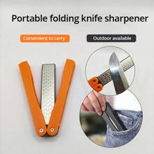 1pc Portable Double-Sided Sharpening Stone Professional Kitchen Sharpener For Pocket Folding Knife Sharpening Stone Diamond