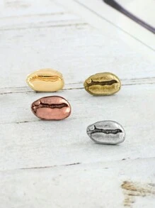 1pc Cute Coffee Bean Brooch, Minimalist Luxury Niche Casual Pin Badge Pin For Clothes Bag Charm School Office Accessories Shirts Jacket Jewelry Christmas Halloween Autumn-Winter Accessories,Suitable For Teens, Youth,Men,Casual, Outdoor, Athletic, Vacation, Graduation Gifts, Birthday, Daily Wear Clothes Pin Funny Teacher Gifts Costume Accessories Bag Charms - Multicolor - View 3