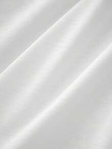 220G Cotton  Funny Cool Cat Print T-Shirt Comfortable Casual Heavy Cotton T-Shirt - 白色 - 查看 4