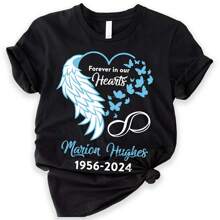 Personalized Memorial T-Shirt, Bereavement Shirt, Rest In Peace Shirt, Memorial Day Shirt, Always On My Mind Forever In My Heart Shirt