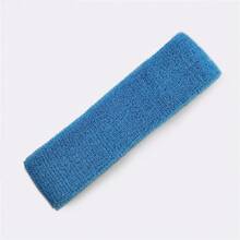 1 Set Fascia per capelli e polsini in spugna di ciniglia, Set di fasce per lo sport, Fascia per capelli sportiva per uomo e donna, 1 pezzo Fascia antisudore, Fascia antisudore in spugna di ciniglia traspirante per tennis, basket, calcio, ginnastica, allenamento, Fascia per capelli