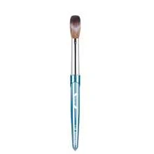 Pincel de uñas Kolinsky adecuado para aplicaciones acrílicas, herramienta de extensión de uñas, bolígrafo para dibujo de rayas en uñas - Azul - Ver 12