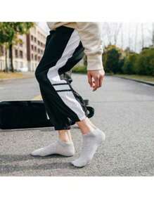 10/20/30-Pack Solid Color Unisex Socks, Soft And Lightweight Low Cut Ankle Socks For Men And Women - Multicolor - View 4