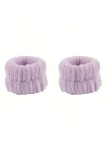 Set de 3 diademas faciales (diadema con lazo, diadema + muñequera, muñequera de toalla) - Diadema y muñequera reutilizables para spa, diadema esponjosa de unicolor, diadema de felpa, diadema de yoga, diadema de fibra fina, muñequera de mujer, diadema para maquillaje facial con banda elástica ajustable - Adecuado para limpieza de baño, artículos esenciales de viaje y regalos, diadema para el cuidado de la piel, belleza, productos para el cuidado de la piel, spa, autocuidado, herramientas para el cuidado de la piel, cuidado facial, suministros para esteticistas, piel, limpiador facial - Multicolor - Ver 7