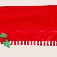 Christmas Decoration Toilet Mat Carpet Cover Christmas Atmosphere