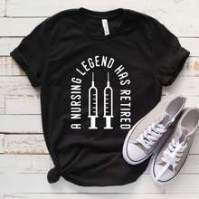 A Nursing  Has Retired T-Shirt, Retired Nurse Shirt, Funny Retired Nurse Sweatshirt, Retired Nurse Gift, Retirement Gift For Nurse - Black - View 1