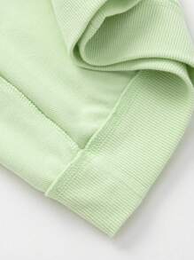 Balabala 女孩印花運動衫，甜美可愛的春季上衣 - 黃綠 - 查看 6