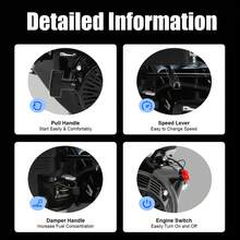 ZhdnBhnos 420CC Gasoline Engine 4 Stroke 15HP OHV Petrol Water Pump Engine 9700W Vibrators Engine Generators Engine Dosing Machines Engine - Black - View 6