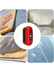 1pc Car Glass Oil Film Cleaning Brush - Powerful Stain Removal With Long-Lasting Protection For Windshield & Windows - one-size - View 10