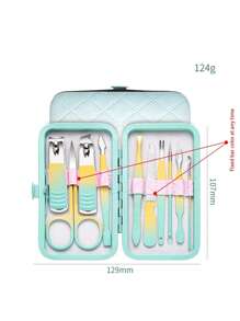 Nail Clipper Set, Stainless Steel Manicure Tools, Nail Care Set, Manicure Set, Unisex Nail Grooming Set, Professional Manicure & Pedicure Set (All Shell Colors Random) - Multicolor - View 15