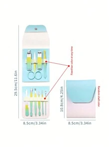 Nail Clipper Set, Stainless Steel Manicure Tools, Nail Care Set, Manicure Set, Unisex Nail Grooming Set, Professional Manicure & Pedicure Set (All Shell Colors Random) - Multicolor - View 11