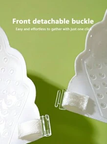 1 件肤色蕾丝隐形聚拢文胸，随机附赠透明肩带 - 彩色 - 查看 10