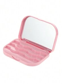1pc Personalized Eyelash Case, Custom Eyelash Box For Celebrations, Bridesmaid Gift, Travel Eyelash Storage