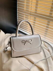 A Mini Casual, Versatile, Fashionable And Simple Cross-Body Bag With A Diamond-Shaped Bow. Lipstick Suitable For Daily Use, Going Out, Shopping, Dating. Coin Purse That Can Be Worn On One Shoulder Or Across The Body. Birthday Gifts, New Year Gifts. - Multicolor - View 2