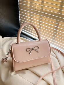 A Mini Casual, Versatile, Fashionable And Simple Cross-Body Bag With A Diamond-Shaped Bow. Lipstick Suitable For Daily Use, Going Out, Shopping, Dating. Coin Purse That Can Be Worn On One Shoulder Or Across The Body. Birthday Gifts, New Year Gifts. - Multicolor - View 6