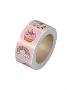 300pcs Cartoon Graphic Sticker - Multicolor - View 3