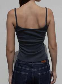 Women's Y2K Billiard Print Cami Tank Tops Sleeveless Scoop Neck Bow Camisole Slim Fit Tank Tops Summer Streetwear