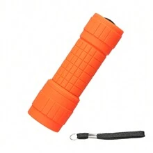 1 pieza Linterna súper brillante de ABS, linterna portátil de plástico LED mini, iluminación para regalo transfronterizo