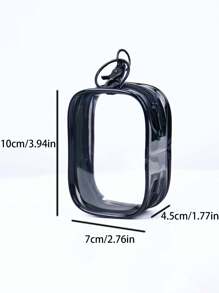 Portable Storage Bag Mini Zipper Bag Travel Storage Bag Bag Accessories Headphone Charger And Data Cable Organizer Cosmetic Bag Makeup Bag Multifunctional Case With Keychain For Women And Girls For Cosmetics Electronic Cables Perfume Keys Bracelets And Small Accessories Travel Essential Accessories For Outdoor Office Back To School Beach Essentials Camping Essentials Beach Accessories Travel Must Haves - Multicolor - View 7