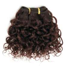 Jerry Curly Hair Bundles 6 Inch Hair Weave Bundles Crochet Short Cut 3Pcs/Pack Hair Bundles Synthetic Hair Extensions For Women Daily Life - Multicolor - View 11