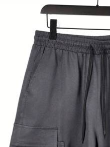Pantalones cortos cargo de moda para hombres, sueltos