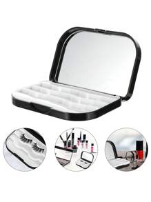 1pc Personalized Eyelash Case, Custom Eyelash Box For Celebrations, Bridesmaid Gift, Travel Eyelash Storage
