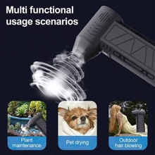 Jet Dry Mini Blower 130,000 RPM Portable Air Blower Super Jet Fan Turbo Hot UK - Black - View 5