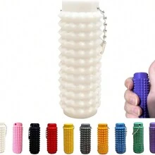 Spiky Grippie Stim 钥匙扣、缓解焦虑疼痛刺激 Bumpy Fidget 钥匙扣、缓解压力、注意力缺陷多动症、便携式迷你滚轮按摩钥匙扣、通风钥匙吊坠、送给朋友的新奇礼物、门上收纳架、Perchero、墙壁衣架、挂钩、墙钩、衣架、墙框、衣帽钩、图片墙框 - 彩色 - 查看 20