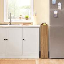 SoBuy NSR01-PF, Xe đẩy phục vụ 4 tầng, Kệ lưu trữ trượt ra có bánh xe, Giá lưu trữ di động - màu nâu - Xem 4