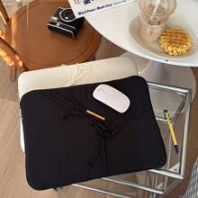 1PC Korean Ins Blogger Pink Butterfly End Mouth Tablet Wewnętrzna torba 11/13 cala Przechowywanie laptopa