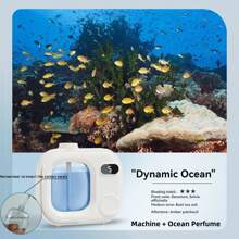 1 件芳香扩散器，空气清新剂，空气净化器，除臭香味，香格里拉香味，百合香味，栀子花香味，柠檬草香味，雪松香味，海蓝宝石香味，白茶香味，适用于室内卧室、客厅、厨房、浴室、卫生间