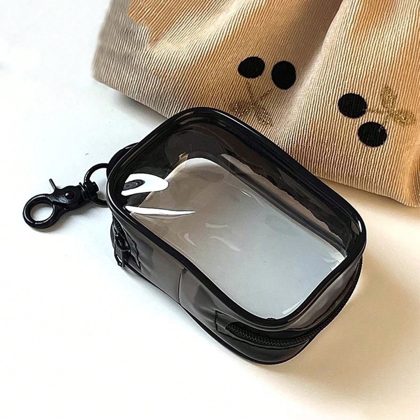 Portable Mini Zipper Storage Bag, Travel Organizer Bag For Earphones, Chargers, Data Cables, Cosmetics, Jewelry, Keys, Suitable For Women & Girls, Multifunctional Storage Pouch, Travel, Outdoor, Back To School, Beach, Camping Accessories