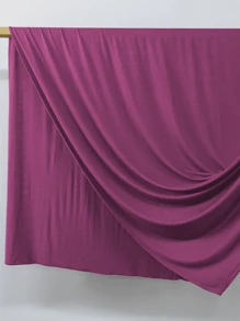 1pc Solid Color Elegant & Soft Scarf, Ladies' Rayon Headband, Breathable Headscarf For Daily Wear