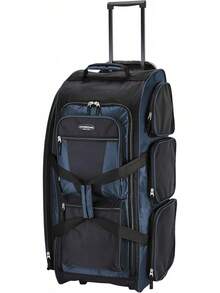 ¡RecomendadoTravelers Club Equipaje de 7 bolsillos "Xpedition" de 76 cm¡Top de Temporada - Azul Rivera - Ver 2