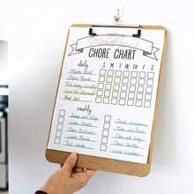 5PCS Quality Hanging A4 File Clipboard Folder With Clip Hole For Office School Warehouse - Wood - View 2